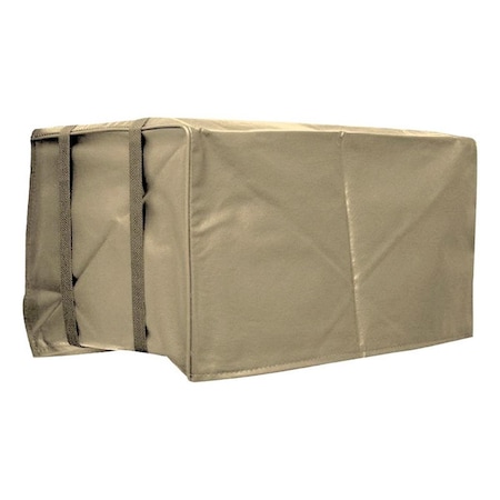 Fast Fans 14 x 21 in. PVC Tan Square Air Conditioner Cover FA881940